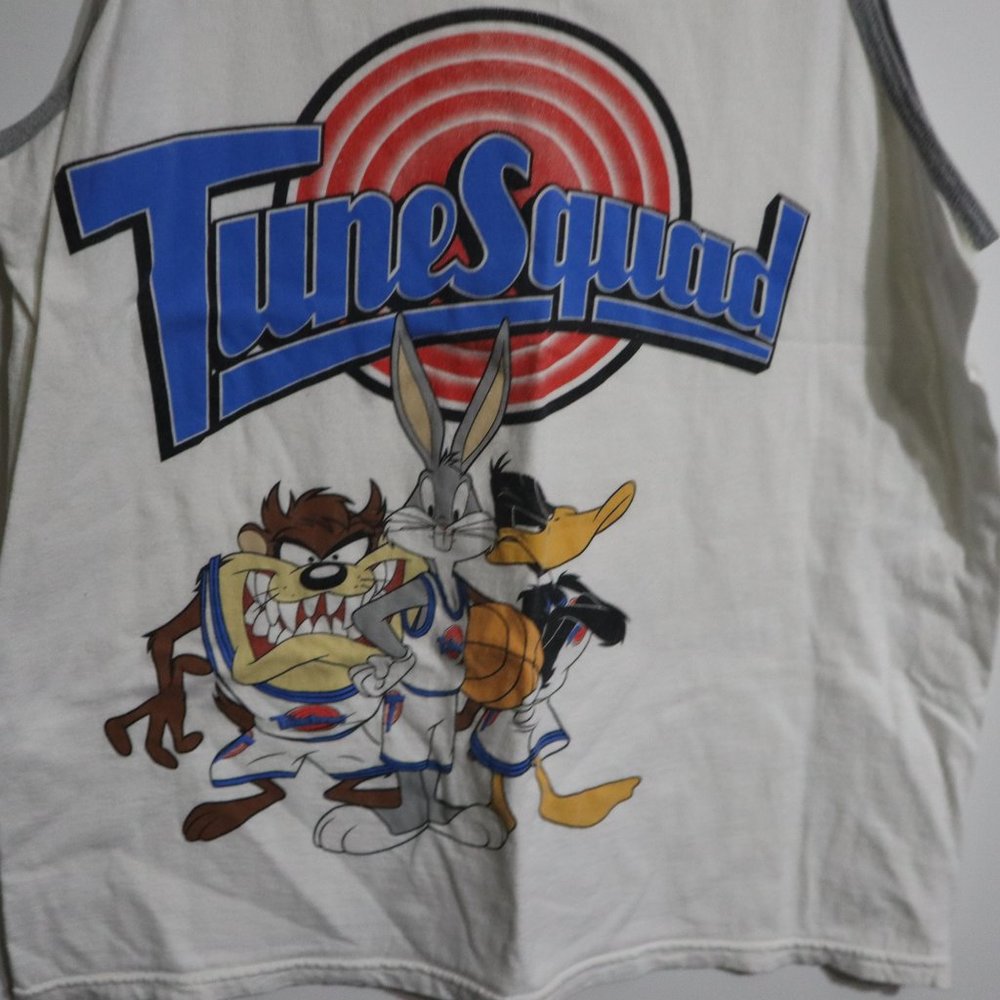 Vintage Basketball Space Jam Tune Squad Looney Tunes Tank Sz M